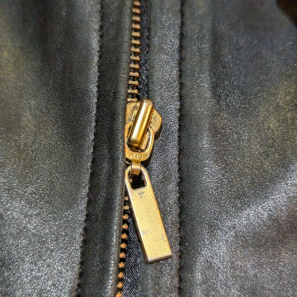 Vintage LNR Genuine Leather Jacket Gorgeous Supple Size Small Petite Y2K - Picture 7 of 11